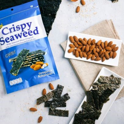 Crispy Seaweed with Almond Slices Original 40g